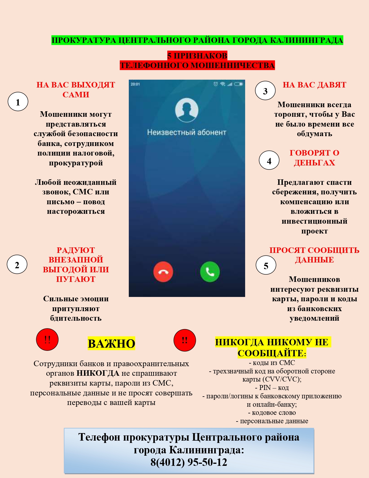 Телефонное мошенничество.